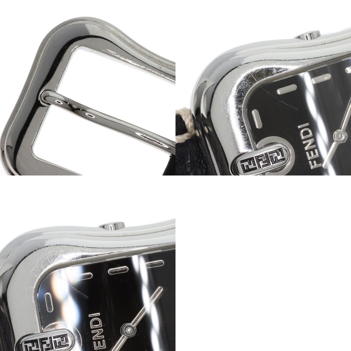 FENDI フェンディ 3800G バックルモチーフ 腕時計 SS レディース 中古