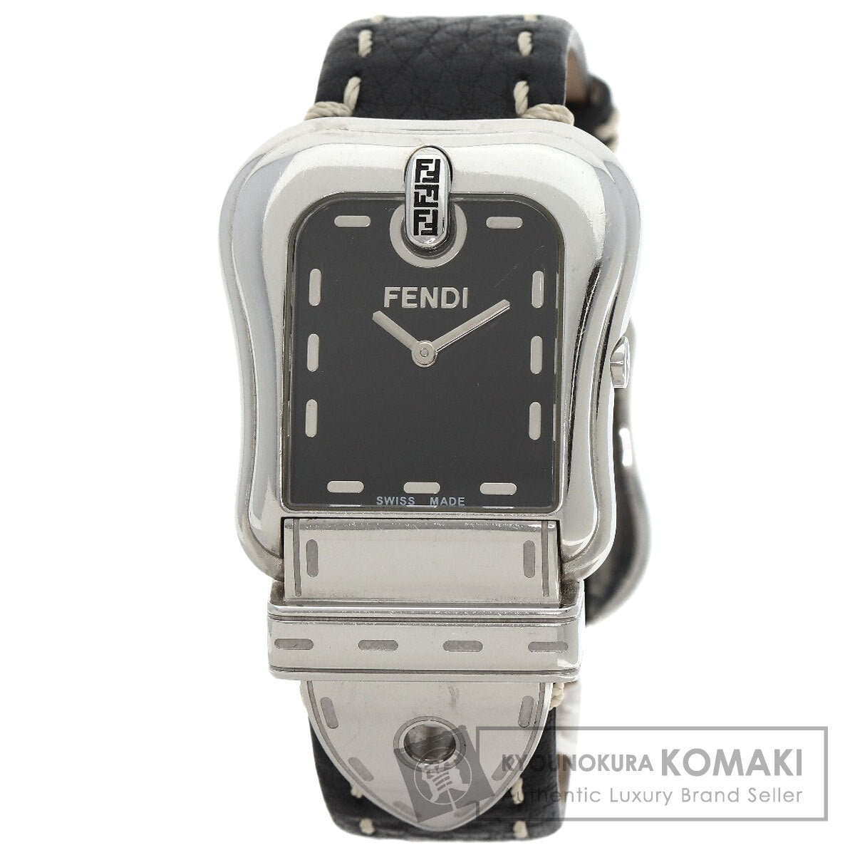 FENDI フェンディ 3800G バックルモチーフ 腕時計 SS レディース 中古
