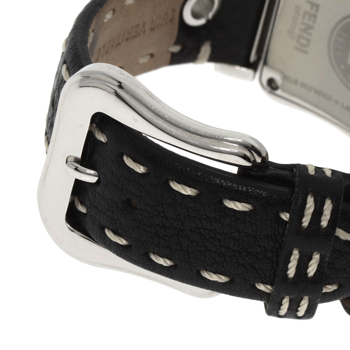 FENDI フェンディ 3800G バックルモチーフ 腕時計 SS レディース 中古