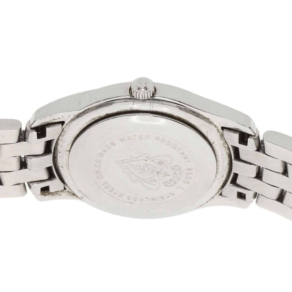 GUCCI グッチ 5500L ラウンドフェイス 腕時計 SS レディース 中古