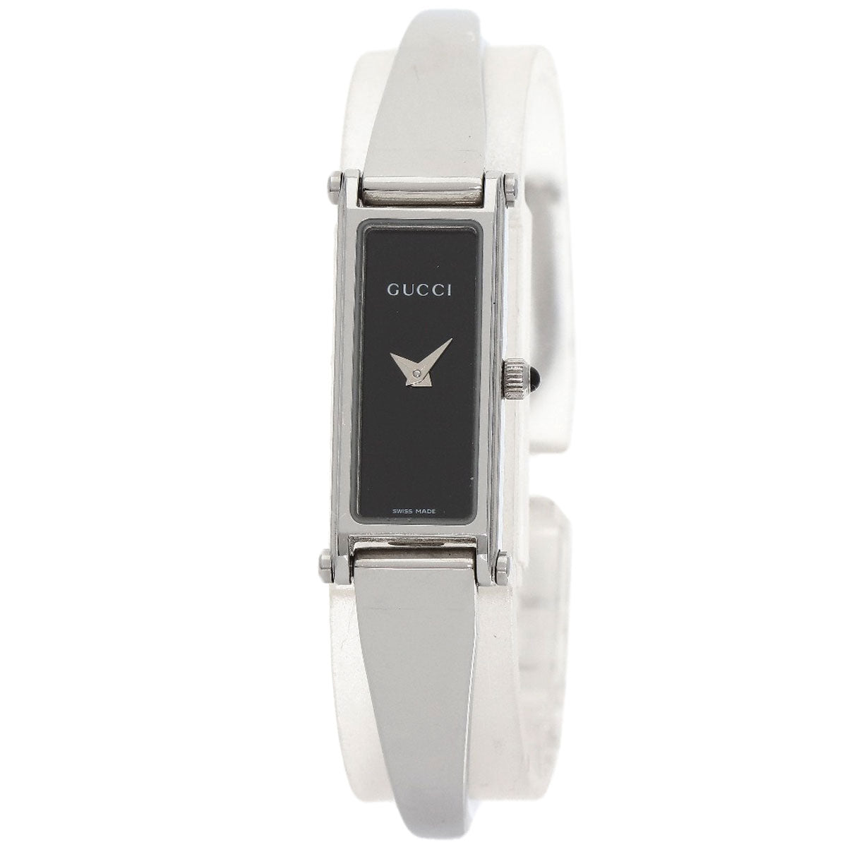 GUCCI グッチ 1500L スクエアフェイス 腕時計 SS レディース 中古
