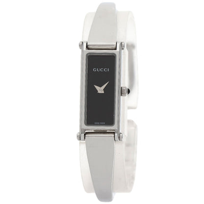 GUCCI グッチ 1500L スクエアフェイス 腕時計 SS レディース 中古