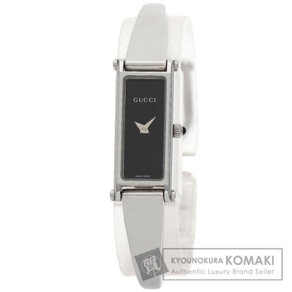 GUCCI グッチ 1500L スクエアフェイス 腕時計 SS レディース 中古