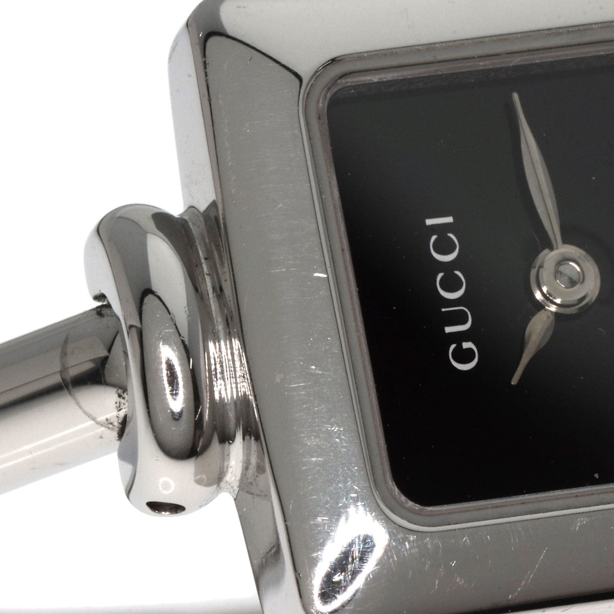 GUCCI グッチ 1900L スクエアフェイス 腕時計 SS レディース 中古