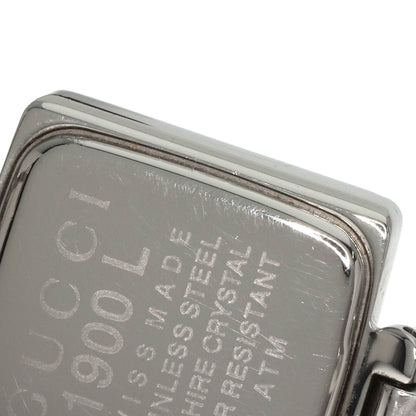 GUCCI グッチ 1900L スクエアフェイス 腕時計 SS レディース 中古