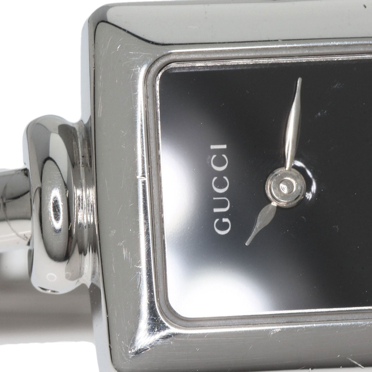 GUCCI グッチ 1900L スクエアフェイス 腕時計 SS レディース 中古