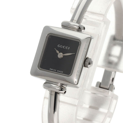 GUCCI グッチ 1900L スクエアフェイス 腕時計 SS レディース 中古
