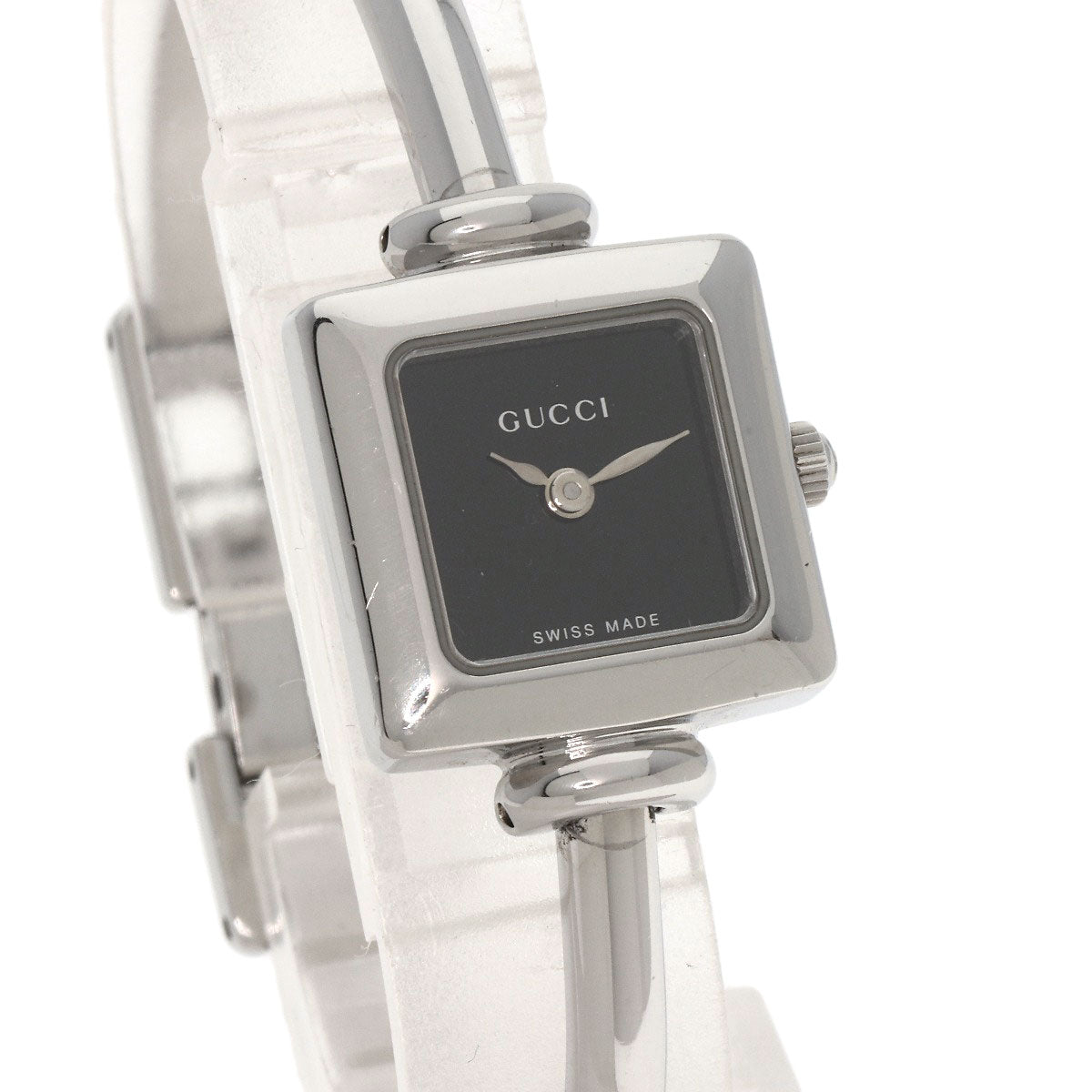 GUCCI グッチ 1900L スクエアフェイス 腕時計 SS レディース 中古