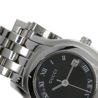 GUCCI グッチ 5500L ラウンドフェイス 腕時計 SS レディース 中古