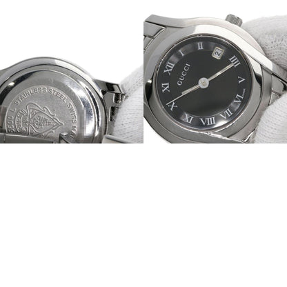 GUCCI グッチ 5500L ラウンドフェイス 腕時計 SS レディース 中古
