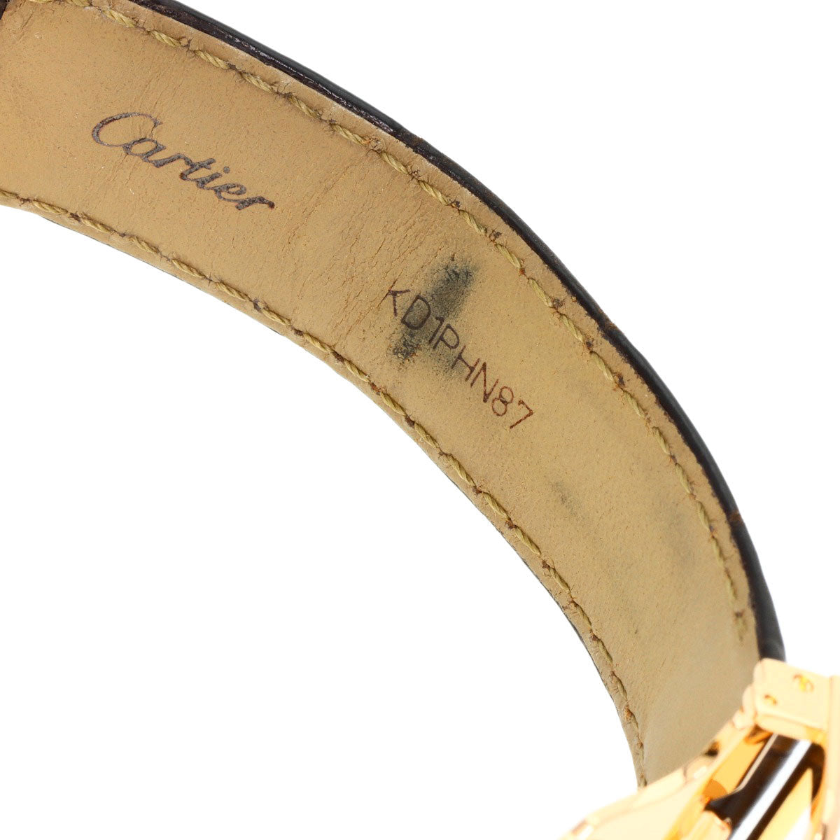 CARTIER カルティエ WR000351 ロンド ルイ カルティエ SM 腕時計 K18PG レディース 中古