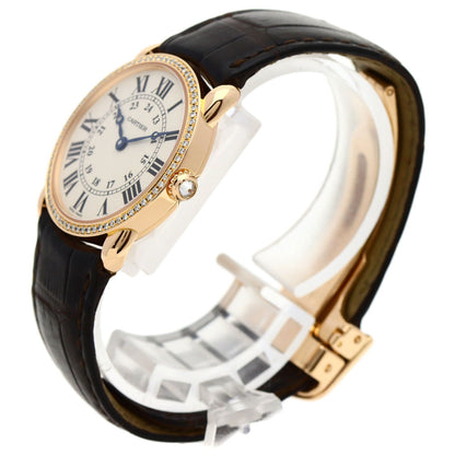 CARTIER カルティエ WR000351 ロンド ルイ カルティエ SM 腕時計 K18PG レディース 中古