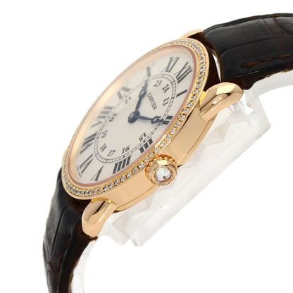 CARTIER カルティエ WR000351 ロンド ルイ カルティエ SM 腕時計 K18PG レディース 中古