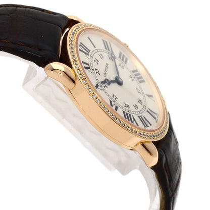 CARTIER カルティエ WR000351 ロンド ルイ カルティエ SM 腕時計 K18PG レディース 中古