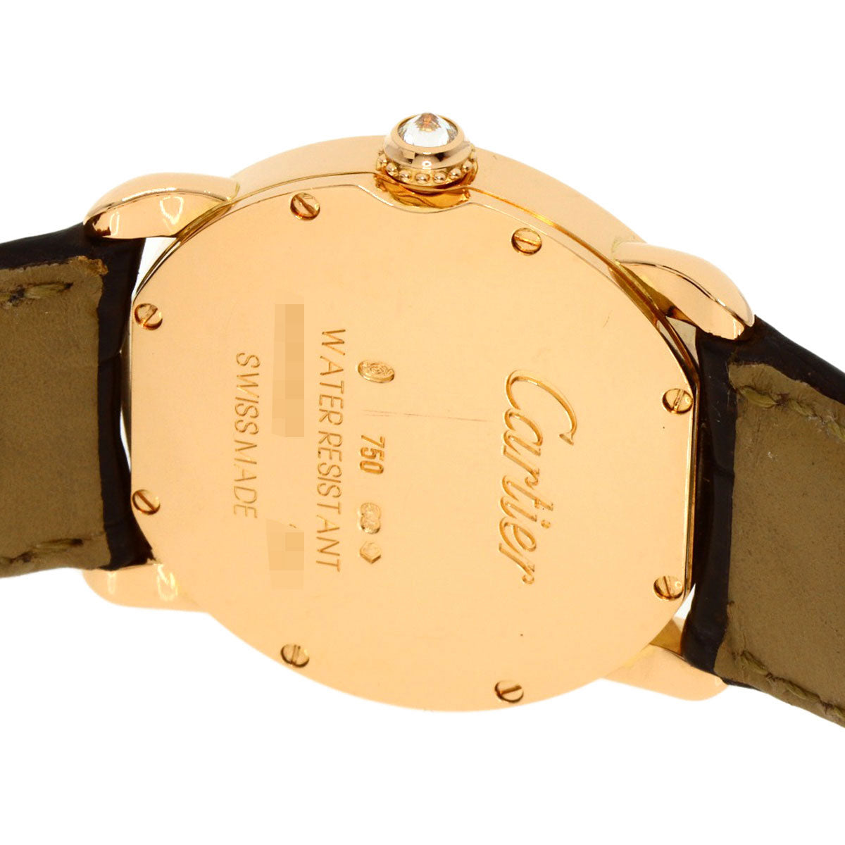 CARTIER カルティエ WR000351 ロンド ルイ カルティエ SM 腕時計 K18PG レディース 中古