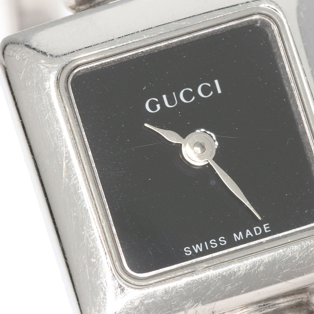 GUCCI グッチ 1900L スクエアフェイス 腕時計 SS レディース 中古