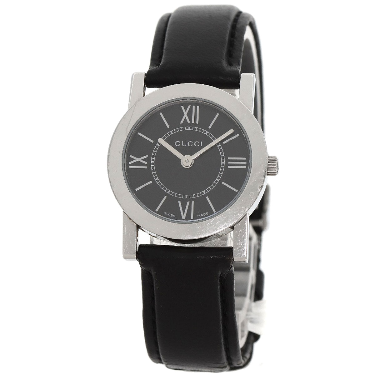 GUCCI グッチ 5200L.1 ラウンドフェイス 腕時計 SS レディース 中古