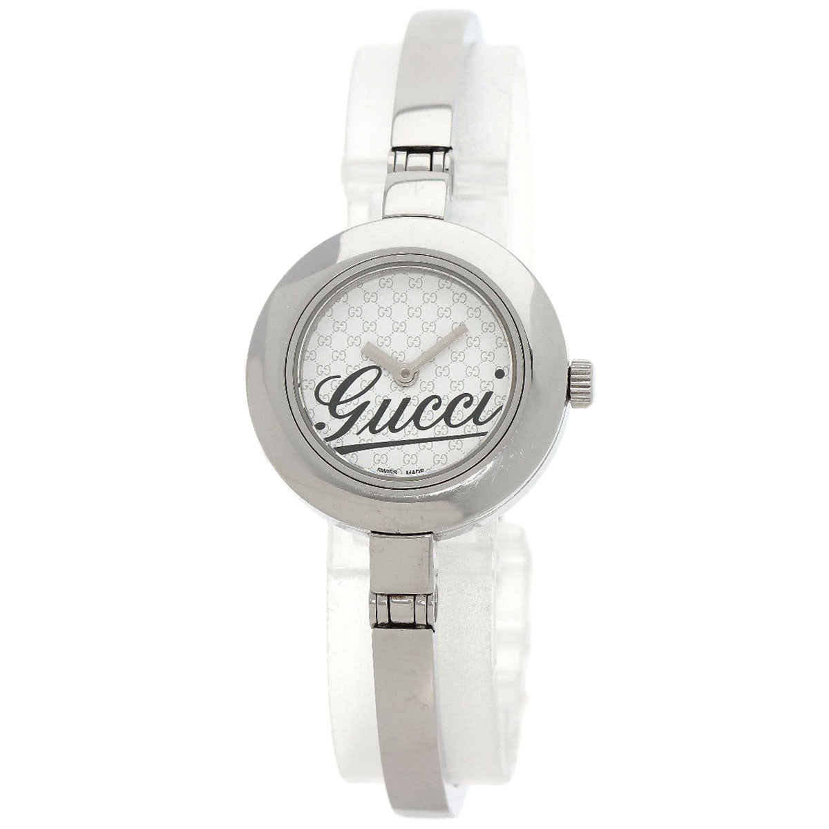 GUCCI グッチ 105 ラウンドフェイス 腕時計 SS レディース 中古
