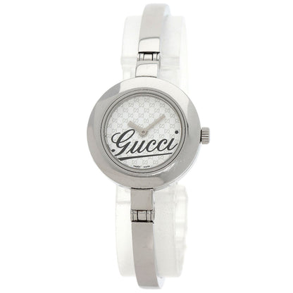 GUCCI グッチ 105 ラウンドフェイス 腕時計 SS レディース 中古