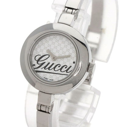 GUCCI グッチ 105 ラウンドフェイス 腕時計 SS レディース 中古