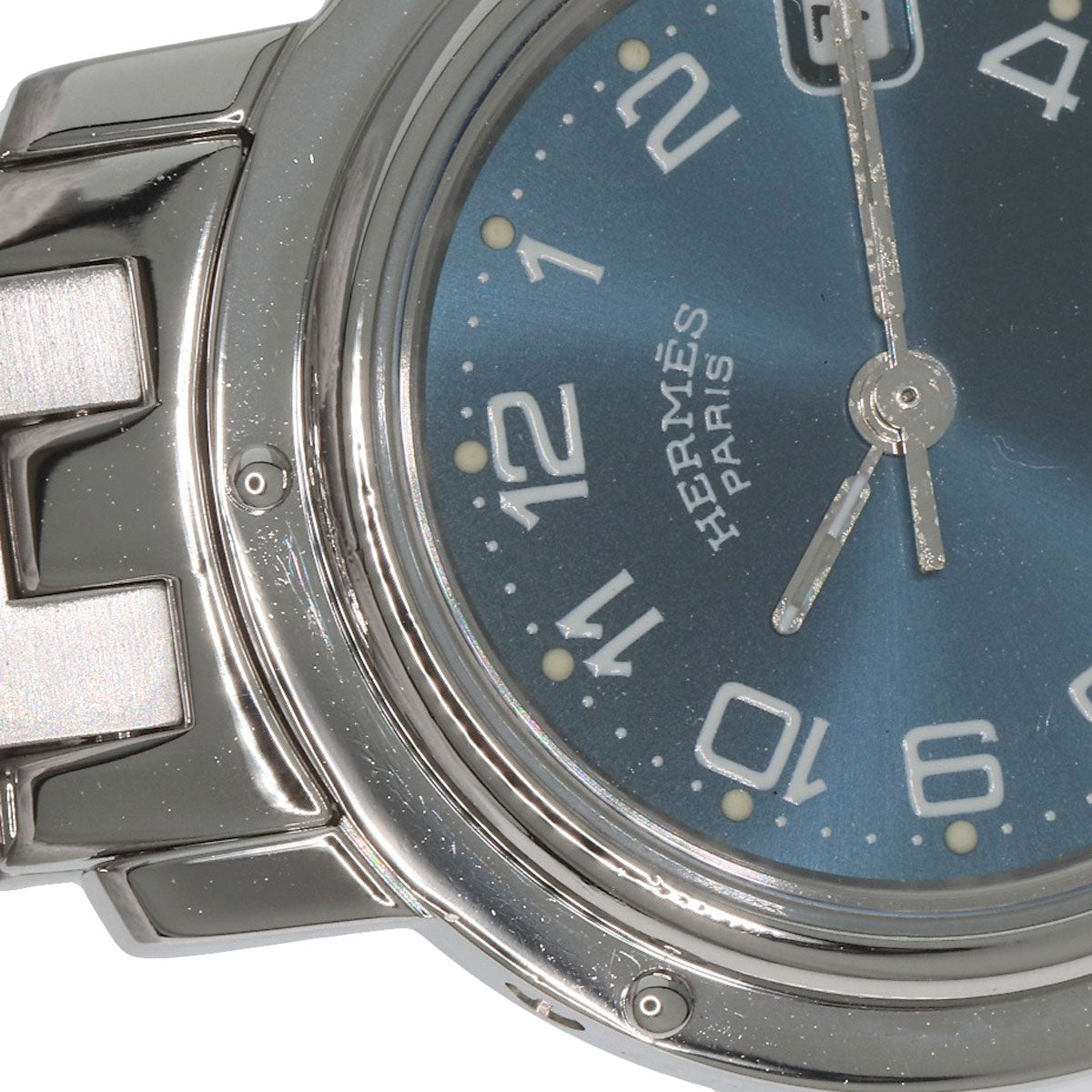 HERMES エルメス CL4.210 クリッパー 腕時計 SS レディース 中古