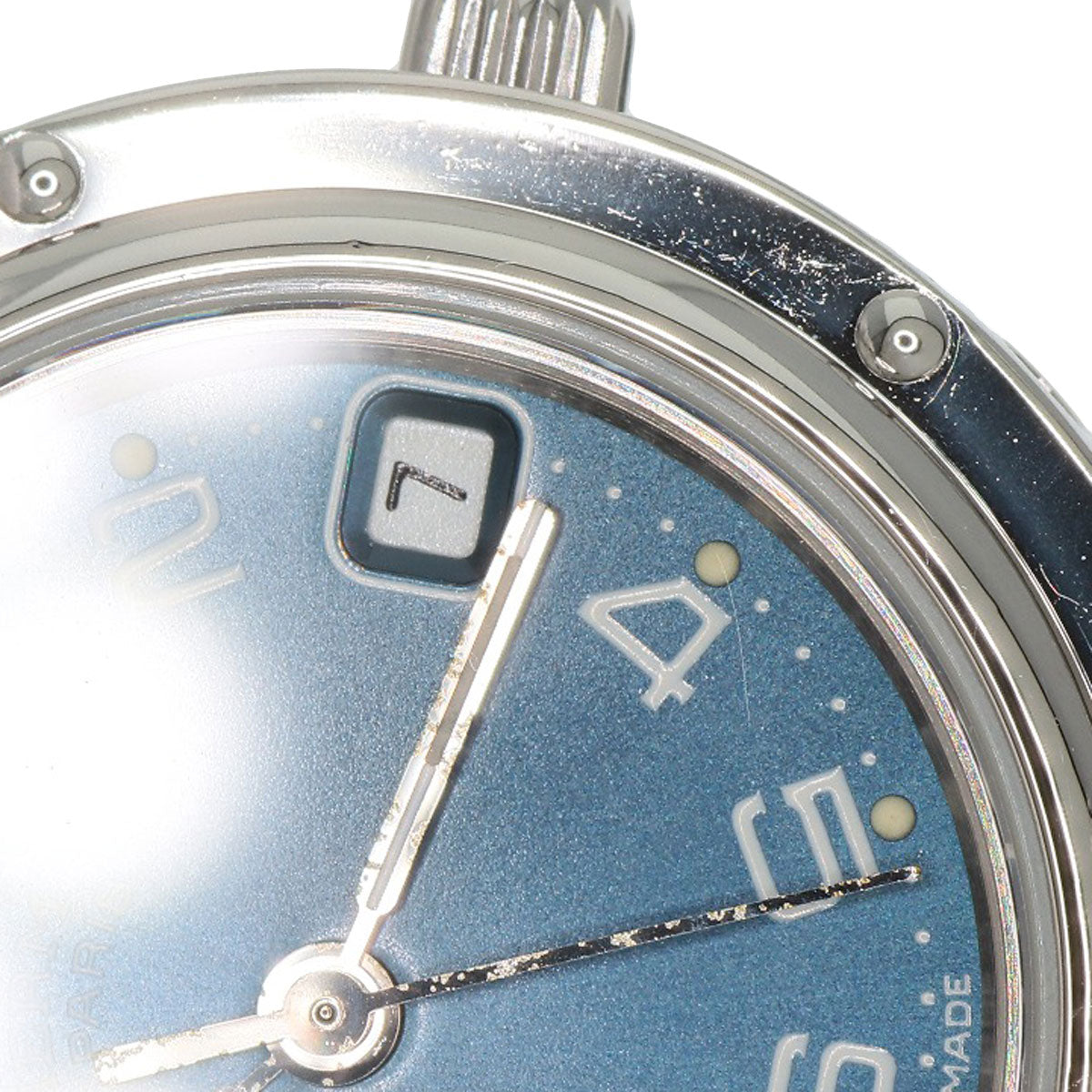 HERMES エルメス CL4.210 クリッパー 腕時計 SS レディース 中古