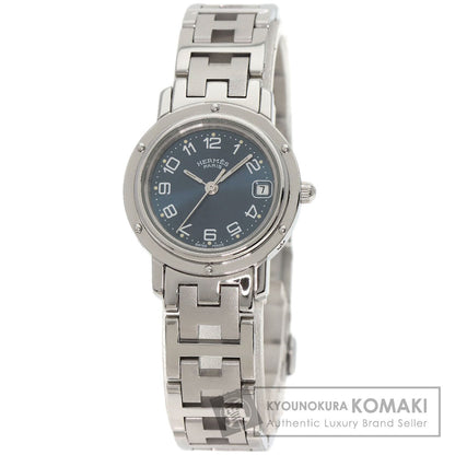HERMES エルメス CL4.210 クリッパー 腕時計 SS レディース 中古