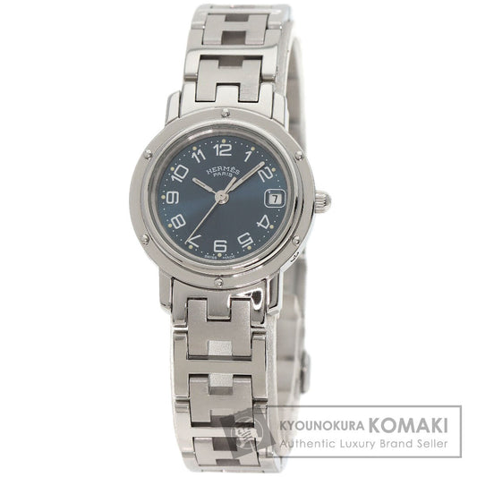 HERMES エルメス CL4.210 クリッパー 腕時計 SS レディース 中古