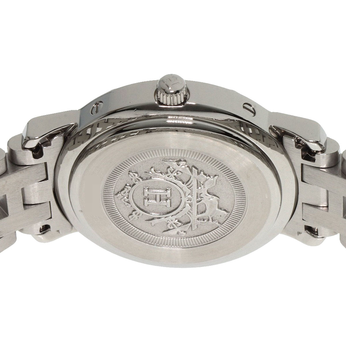 HERMES エルメス CL4.210 クリッパー 腕時計 SS レディース 中古