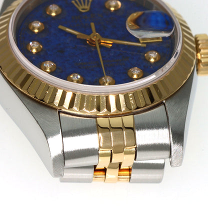 ロレックス 69173G デイトジャスト 10P ダイヤモンド ラピスラズリ 希少 メーカーコンプリート 腕時計 中古 商品画像17