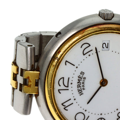 HERMES エルメス プロフィール 腕時計 SS メンズ 中古