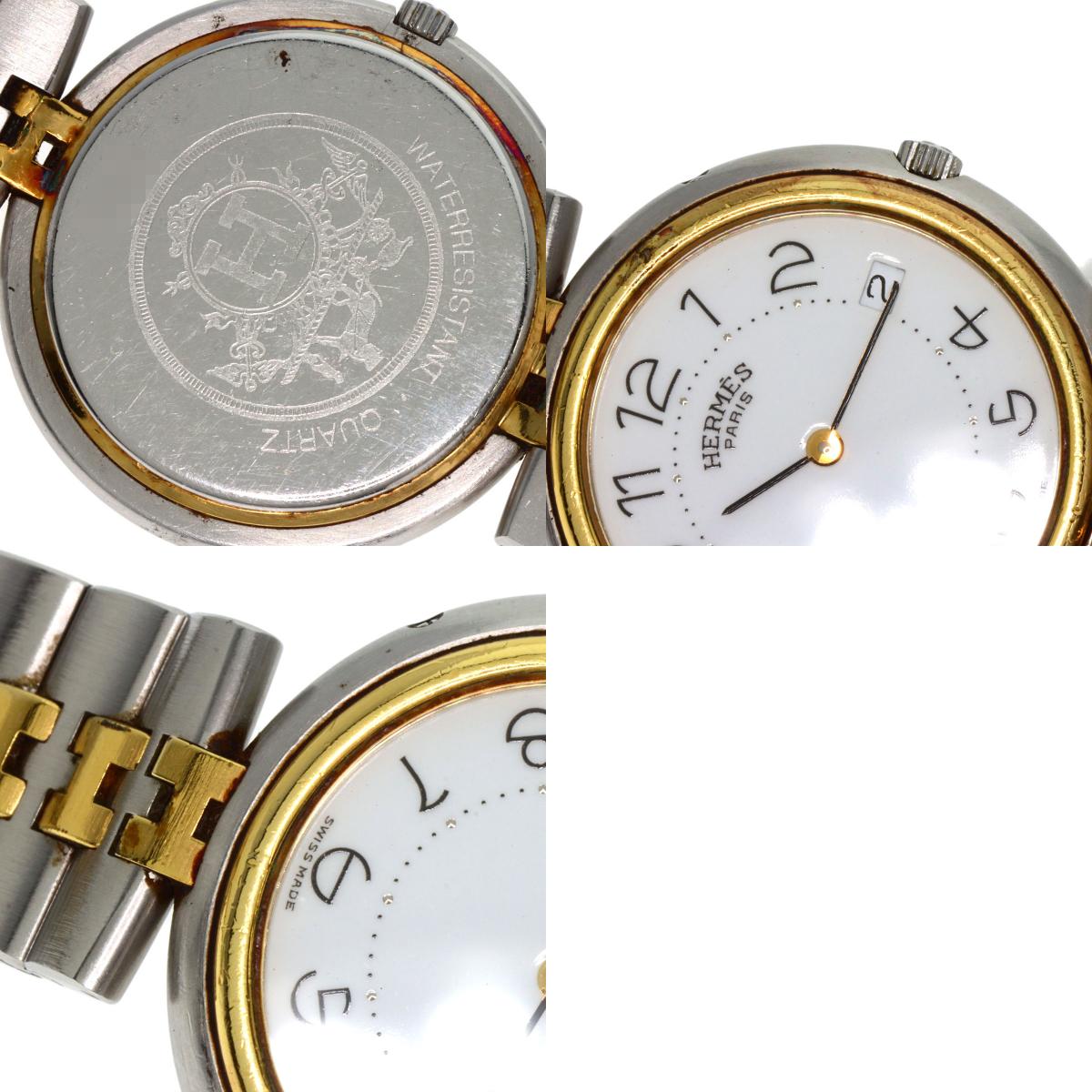 HERMES エルメス プロフィール 腕時計 SS メンズ 中古