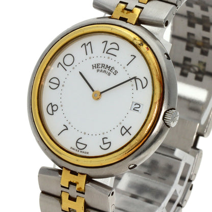 HERMES エルメス プロフィール 腕時計 SS メンズ 中古