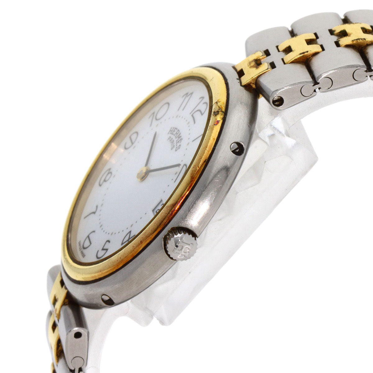 HERMES エルメス プロフィール 腕時計 SS メンズ 中古