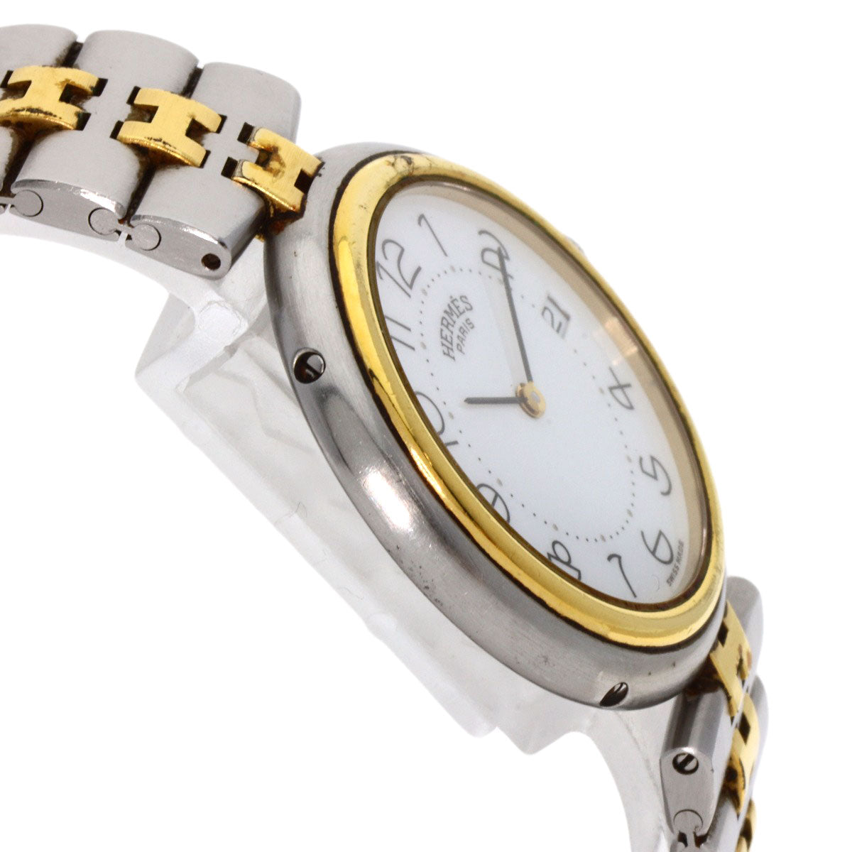 HERMES エルメス プロフィール 腕時計 SS メンズ 中古