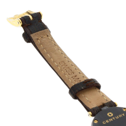 CENTURY センチュリー タイムジェム 1P ダイヤモンド 腕時計 SS レディース 中古
