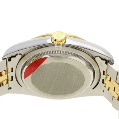 ROLEX ロレックス 16233G デイトジャスト 10P ダイヤモンド ブルーグラデーション 腕時計 SS メンズ 中古