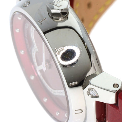 LOUIS VUITTON ルイヴィトン Q121Z タンブール ハート 腕時計 SS レディース 中古