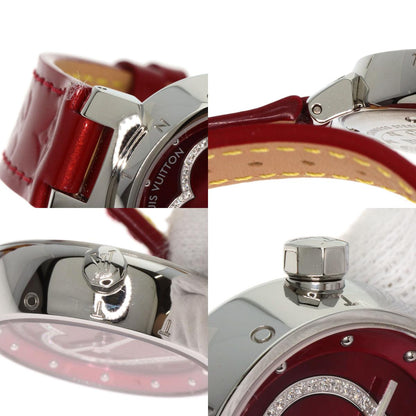 LOUIS VUITTON ルイヴィトン Q121Z タンブール ハート 腕時計 SS レディース 中古