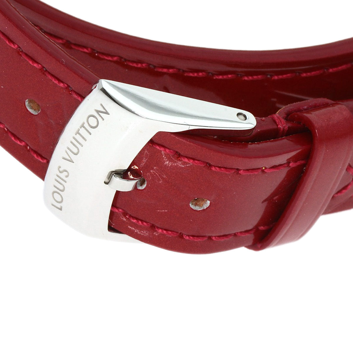 LOUIS VUITTON ルイヴィトン Q121Z タンブール ハート 腕時計 SS レディース 中古