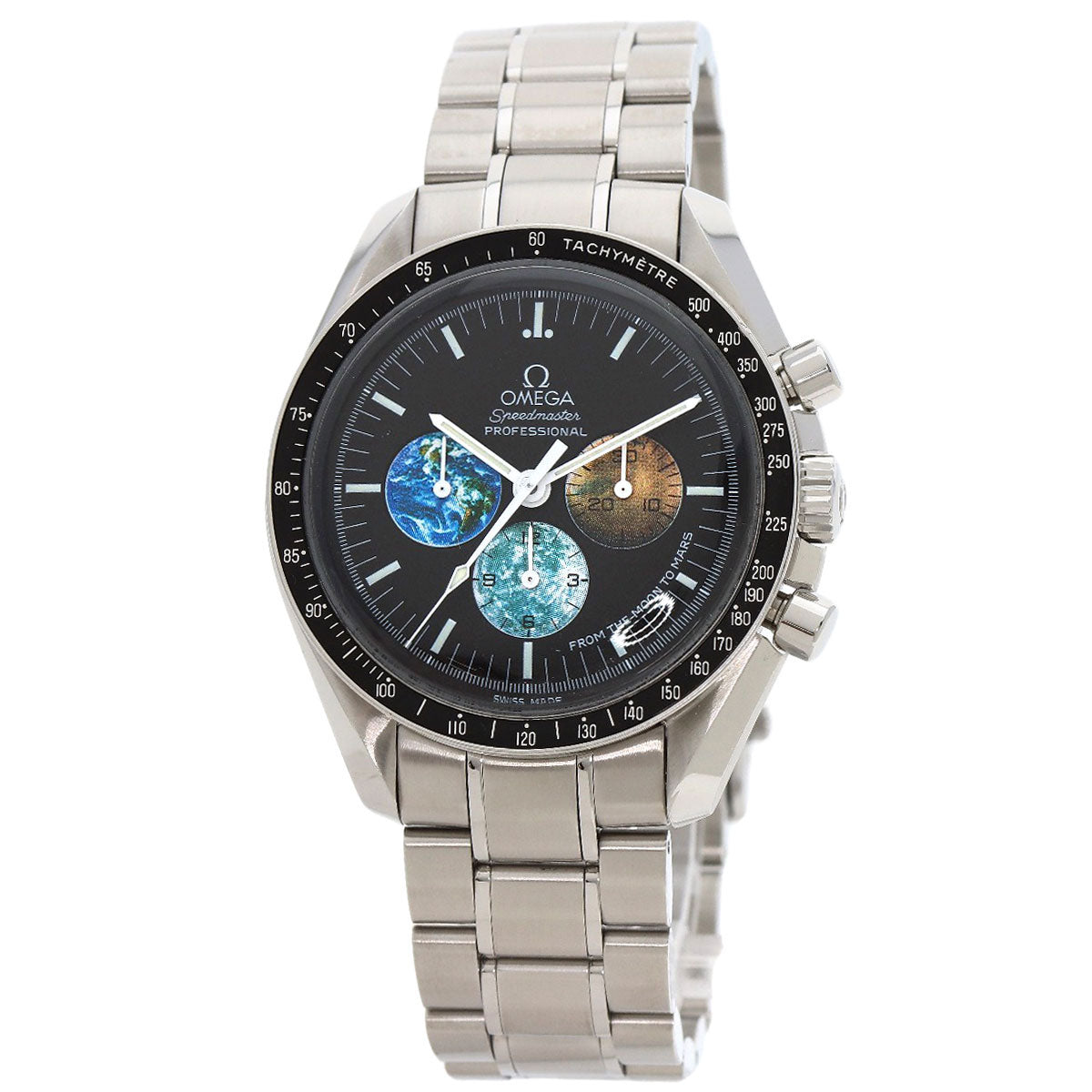 OMEGA オメガ 3577.50 スピードマスター フロムザムーン トゥ マーズ 腕時計 SS メンズ 中古
