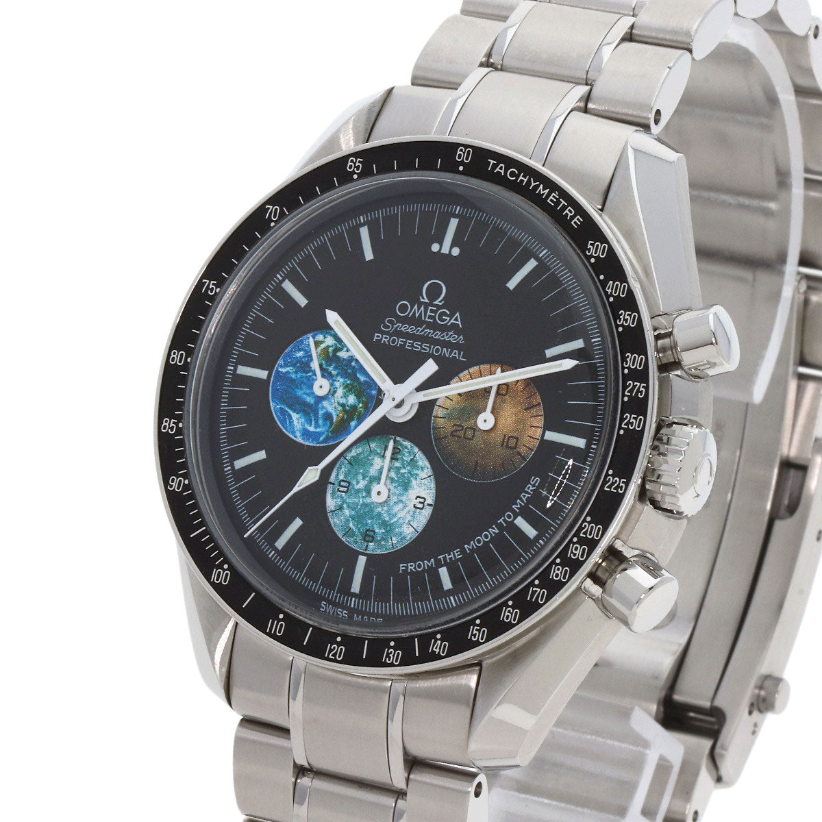 OMEGA オメガ 3577.50 スピードマスター フロムザムーン トゥ マーズ 腕時計 SS メンズ 中古