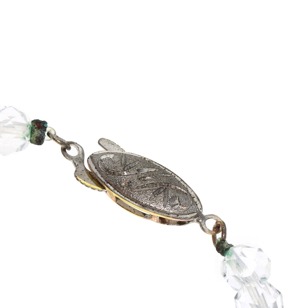 SELECT JEWELRY セレクトジュエリー 水晶 クリスタル ネックレス SV レディース 中古