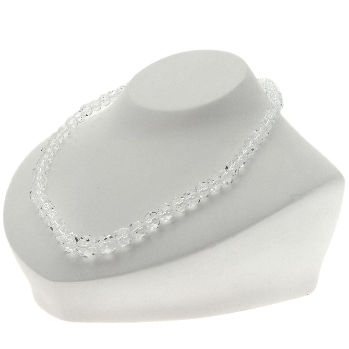 SELECT JEWELRY セレクトジュエリー 水晶 クリスタル ネックレス SV レディース 中古