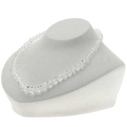 SELECT JEWELRY セレクトジュエリー 水晶 クリスタル ネックレス SV レディース 中古