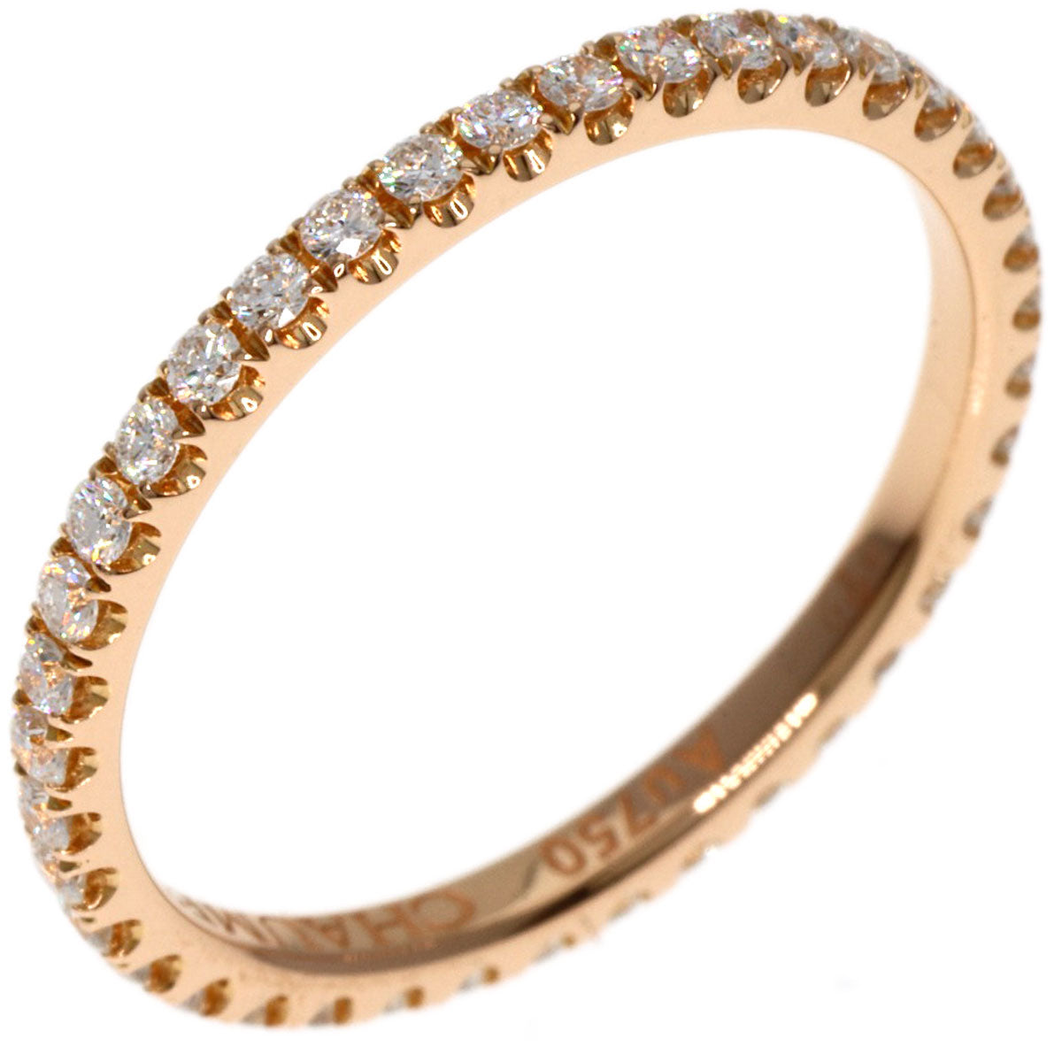 Chaumet ショーメ エターナル ドゥ ショーメ パヴェ ダイヤモンド #48 リング・指輪 K18PG レディース 中古