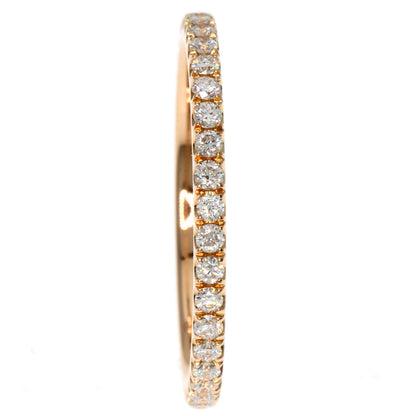 Chaumet ショーメ エターナル ドゥ ショーメ パヴェ ダイヤモンド #48 リング・指輪 K18PG レディース 中古
