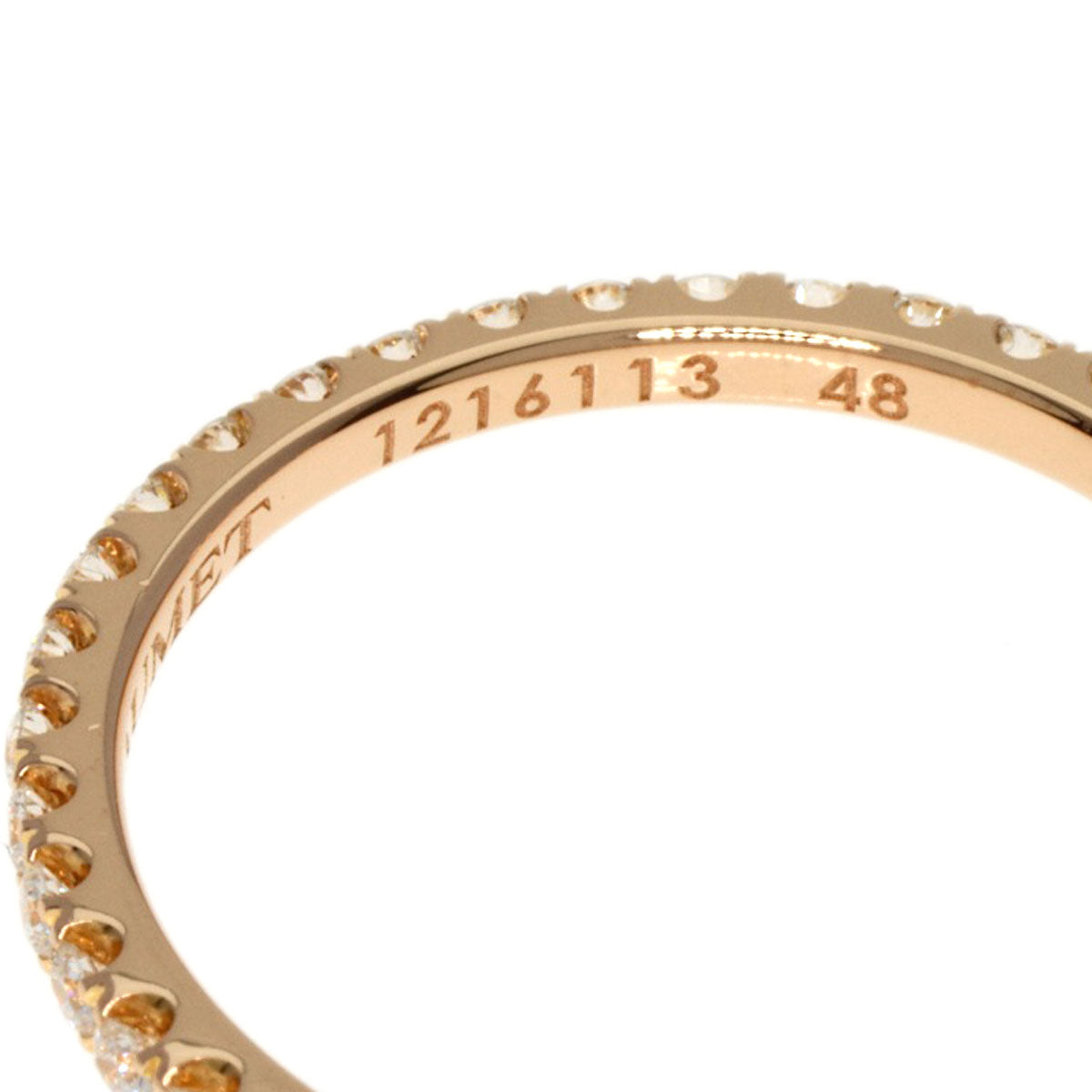 Chaumet ショーメ エターナル ドゥ ショーメ パヴェ ダイヤモンド #48 リング・指輪 K18PG レディース 中古