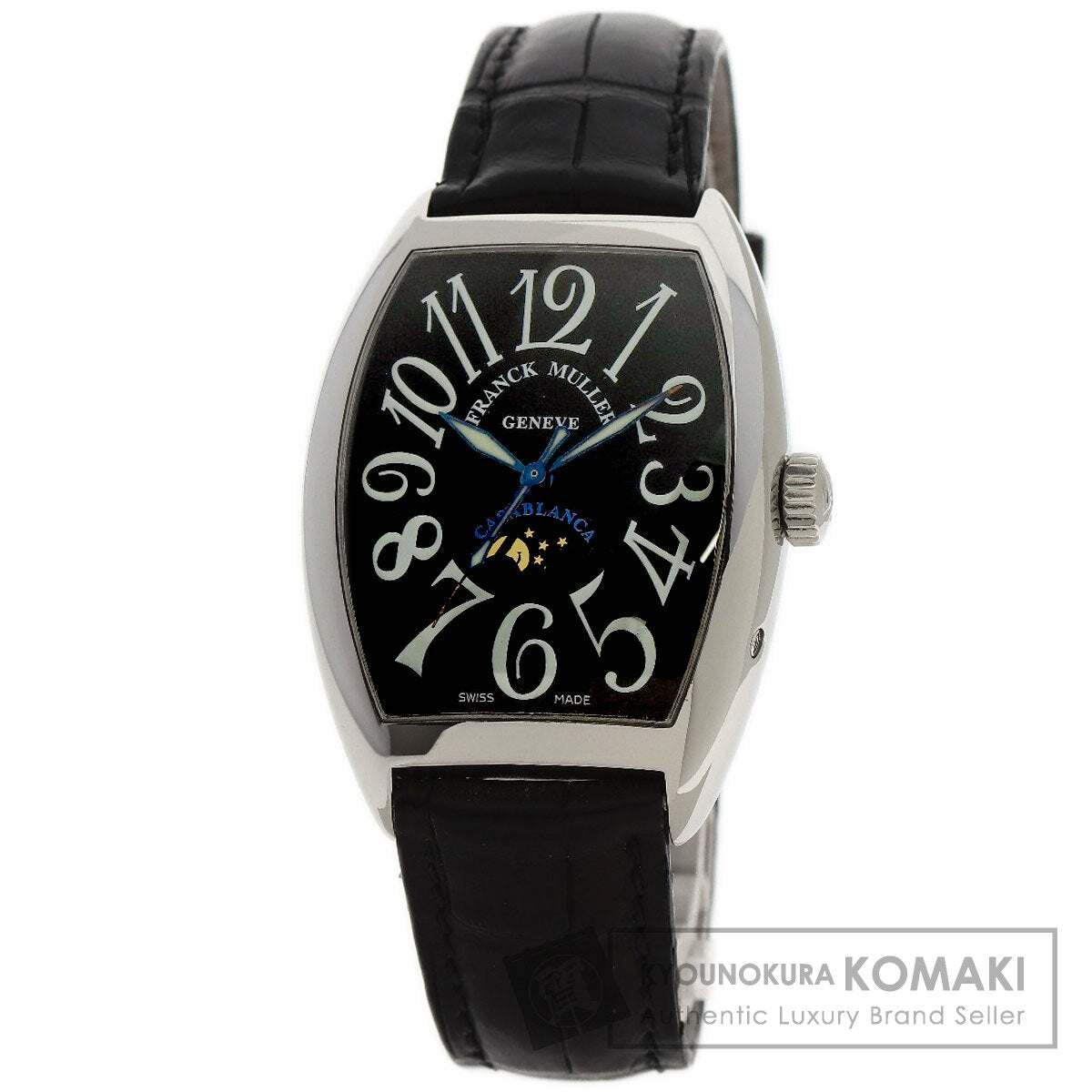 FRANCK MULLER フランクミュラー 7880CL カサブランカ ルナ 腕時計 SS メンズ 中古