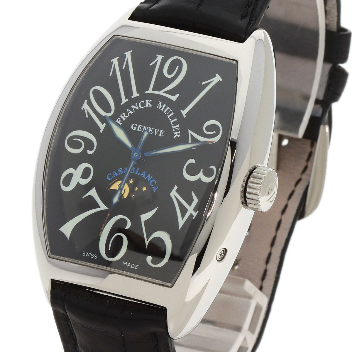 FRANCK MULLER フランクミュラー 7880CL カサブランカ ルナ 腕時計 SS メンズ 中古
